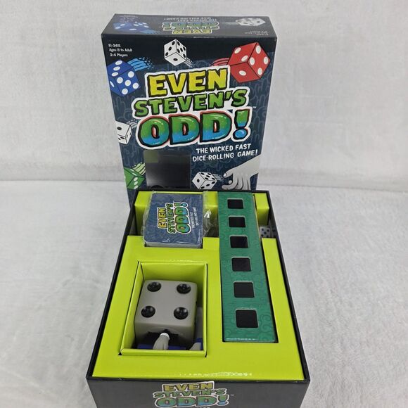 Even Stevens Odd Wicked Fast Dice-Rolling Game Educational Insights Complete - Picture 2 of 12